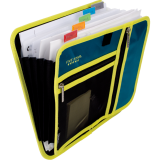 Five Star&reg; Binder-Ready Expanding File 1/2" 5 Tab 10-1/2" x 12" Assorted Colours