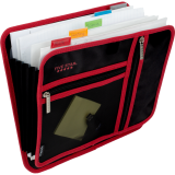 Five Star&reg; Binder-Ready Expanding File 1/2" 5 Tab 10-1/2" x 12" Assorted Colours