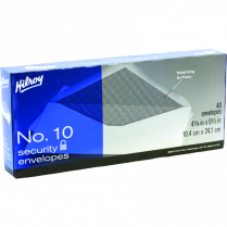 Hilroy Security Envelopes #10 40/box