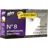 Hilroy Press-it Seal-it&reg; Envelopes #8 Plain 65/box