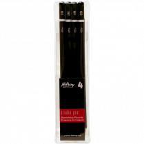 Hilroy Studio Pro&trade; Sketching Pencils 4/set