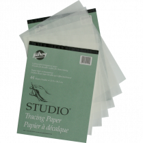 Hilroy Studio&reg; Tracing Paper 9" x 12" 44 sheets/pad