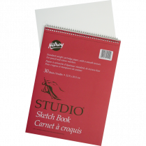 Hilroy Studio&reg; Sketch Book 9" x 12" 30 sheets/pad