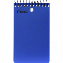 Mead&reg; Memo Book Open End Coil Bound Poly 3" x 5" 200 pages