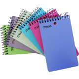 Mead&reg; Memo Book Open End Coil Bound Poly 3" x 5" 200 pages