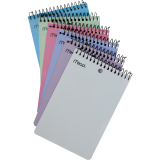Mead&reg; Memo Book Open End Coil Bound Poly 4" x 6" 150 pages