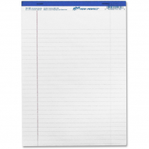 Hilroy Perf-Perfect Business Pad Ruled 8-1/2" x 11-3/4" White Single