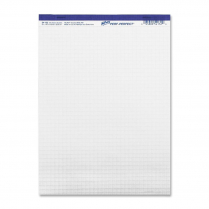 Hilroy Perf-Perfect Business Pad 1/4" Quad 8-1/2" x 11" White Single
