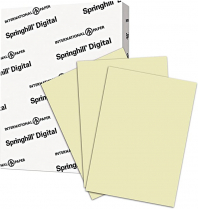 Springhill Index Digital 110lb Cover Stock 8-1/2" x 11" Ivory 250/pkg