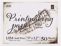 Jack Richeson Printmaking Paper 9" x 12" 50sheets
