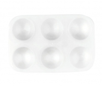 Richeson Rectangle Plastic Palette Heavy Duty 10 Well