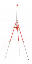 Richeson Italian Steel Tripod Easel Red & Chrome