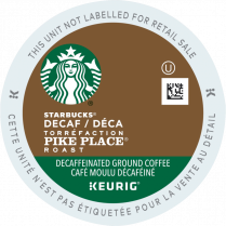 Starbucks&reg; Coffee K-Cups&reg; Decaf Pike Place&reg; Medium Roast 24/box