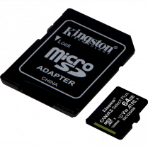 Kingston&reg; Canvas Select Plus microSD Card 64GB
