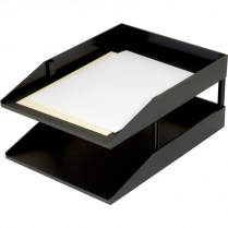 Korr Front Loading Desk Tray Legal Black