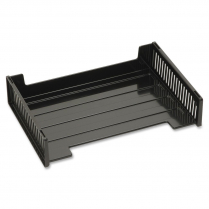 Korr Stacking Side Load Letter Tray Black
