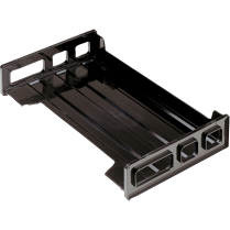 Korr Side Load Legal Size Desk Tray Black