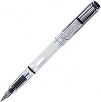 Lamy Safari Fountain Pen Vista Clear Fine Blue Ink