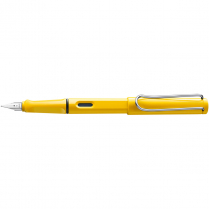 Lamy Safari Fountain Pen Yellow Body Medium Point Blue Ink