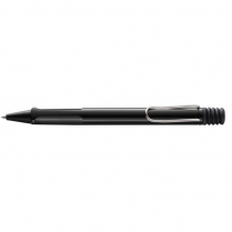 Lamy Safari Ballpoint Pen Shiny Black Body Fine Point Blue Ink