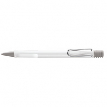 Lamy Safari Ballpoint Pen White Body Fine Point Blue Ink