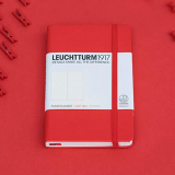 Leuchtturm Dotted Hardcover Notebook A5 6" x 8-1/4" Red