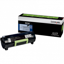 Lexmark&reg; Toner Cartridge High Yield Return Program 501H Black