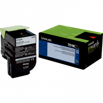 Lexmark&reg; Toner Cartridge Return Program 701K Black