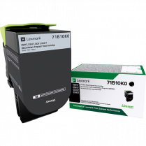 Lexmark&reg; Toner Cartridge Return program 71B10K0 Black