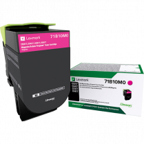 Lexmark&reg; Toner Cartridge Return program 71B10M0 Magenta