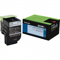 Lexmark 801HK Toner Cartridge Black