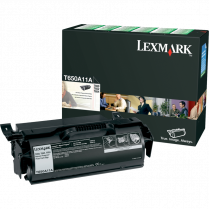 Lexmark&reg; Toner Cartridge High Yield Return Program T650A11A Black