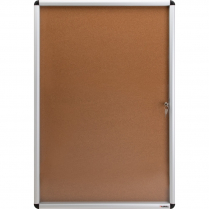 Lorell Enclosed Cork Bulletin Board 24" x 36"