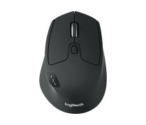 Logitech&reg; M720 Triathlon Multi-Device Wireless Mouse Black