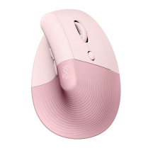 Logitech Lift Vertical Ergo Mouse Rose Wireless