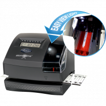 Lathem Time 1600E Atomic Time Clock and Document Stamp
