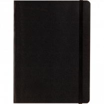 Letts&reg; Edge Notebook 8-1/4" x 5-3/4" Black