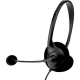 Maxell Stereo USB Headphones with Boom Mic Black