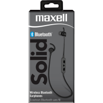 Maxell Solid Wireless Bluetooth&reg; Earphones Black