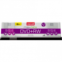 Maxell Maxdata&trade; DVD+RWs 4X 4.7GB 15/spindle