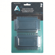 Art Alternatives Rubber Texture Combs 2/Set