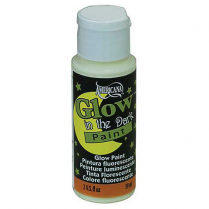 Americana Glow in the Dark Paint Medium 2oz