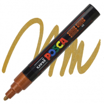 Posca PC-5M Paint Marker Medium Bullet Bronze