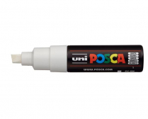 Posca PC-8K Paint Marker Broad Chisel White