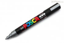 Posca PC-5M Paint Marker Medium Bullet Silver