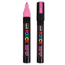 Posca PC-5M Paint Marker Medium Bullet Fluorescent Pink