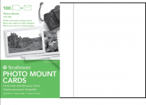 Strathmore Photo Mount Cards 5" x 7" White Classic Embossed 100/Pkg