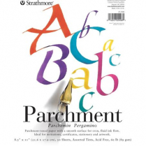 Strathmore Parchment Pad 8-1/2" x 11" 50Sheets