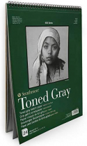 Strathmore Toned Gray Sketch Book 11" x 14"