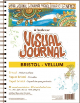 Strathmore Visual Journal Bristol Vellum 9" x 12" 28sheets